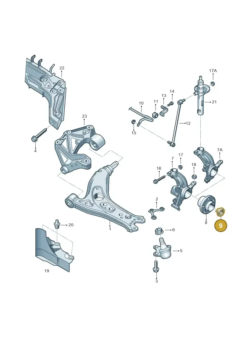 6Q0407396C — Skoda FABIA/COMBI            05> (2004-) diagram 253407100, position 9