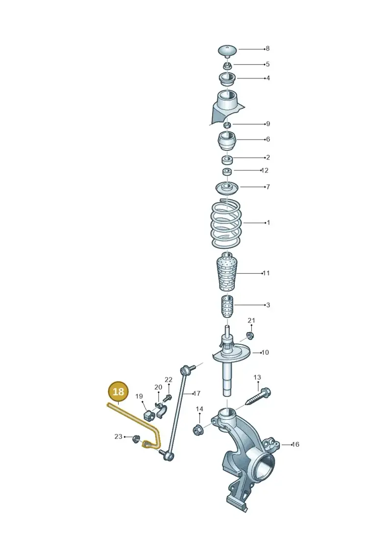 6Q0411305AL — Skoda Fabia (2014-2022) diagram 797411000, position 18