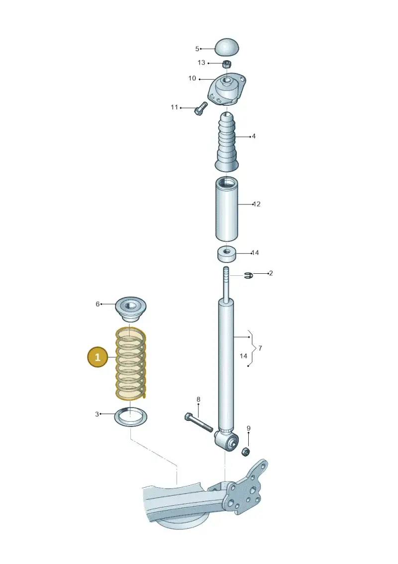6Q0511115L — Skoda Fabia Jingrui (2008-2014) diagram 662511100, position 1