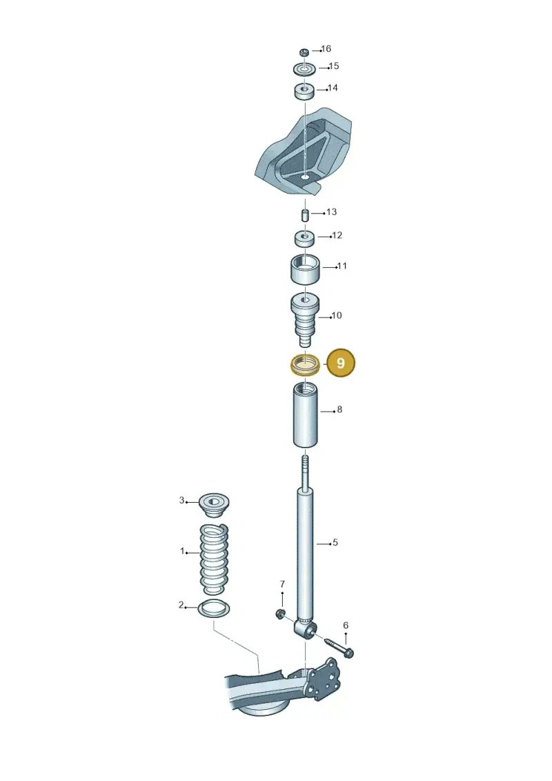6Q0513161A — Skoda Citigo (2019-2021) diagram 723511000, position 9