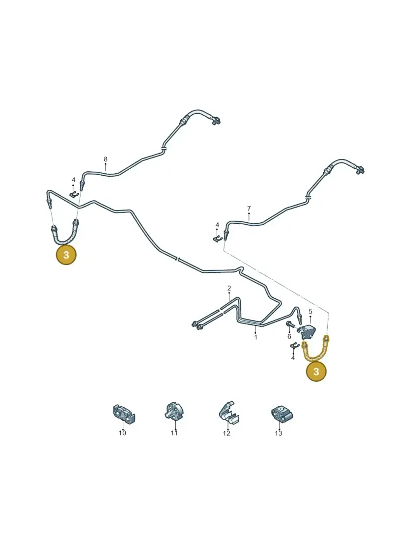 6Q0611775B — Skoda Fabia (2014-2022) diagram 773611320, position 3