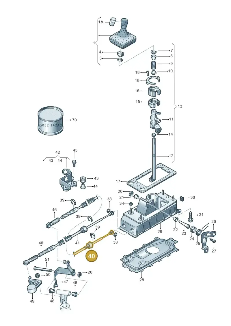 6Q0711266AD — Skoda FABIA/COMBI            05> (2004-) diagram 453711300, position 40