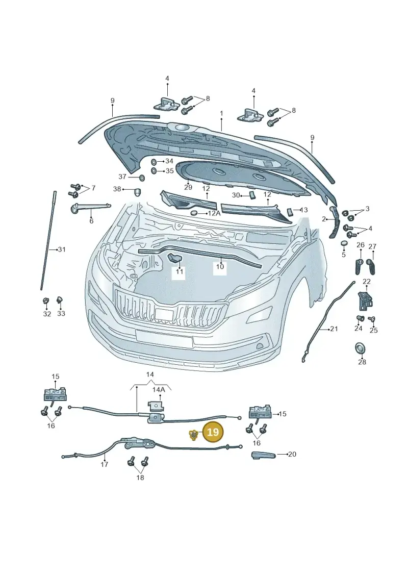 6Q0823567 — Skoda Kamiq (2019-) diagram 584823000, position 19