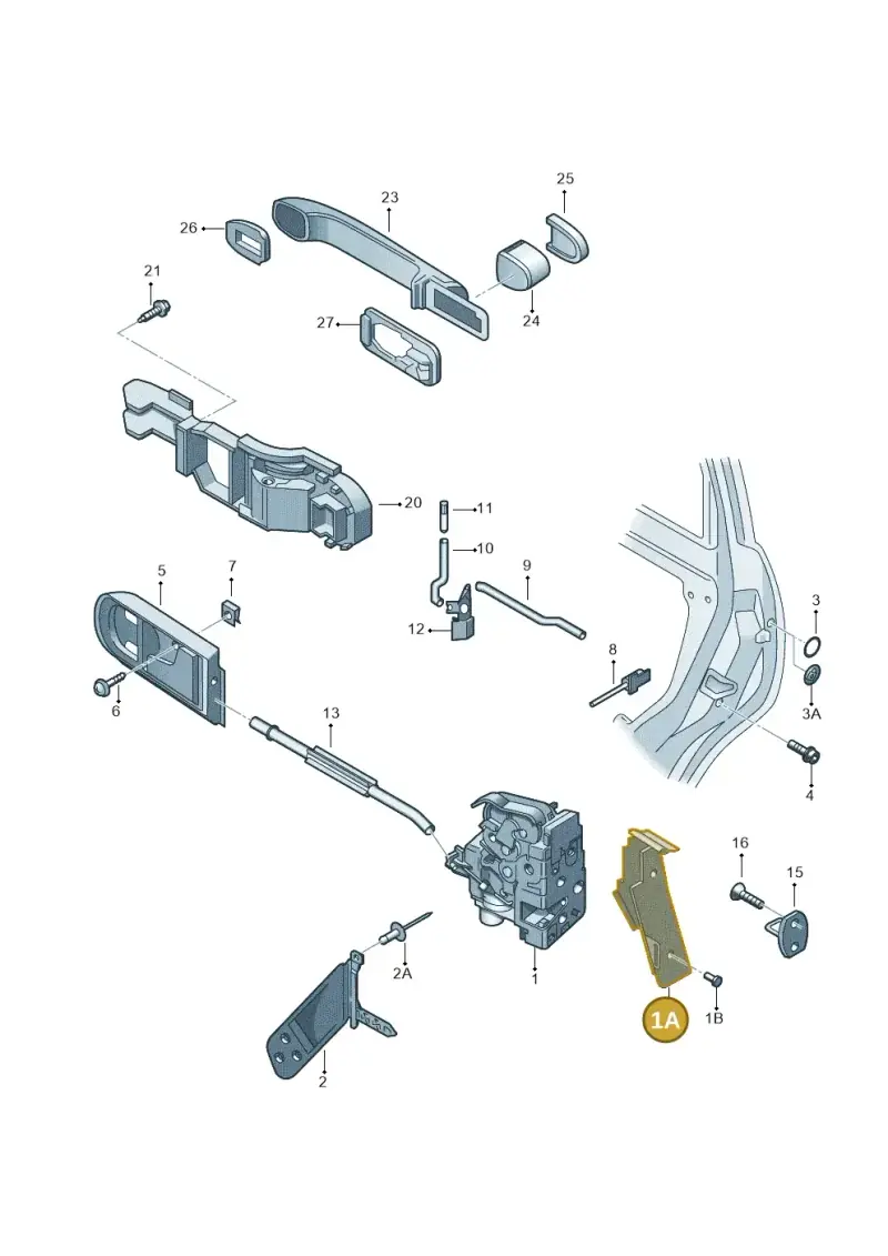 6Q0837241 — Skoda FABIA/COMBI            05> (2004-) diagram 453839000, position 1A