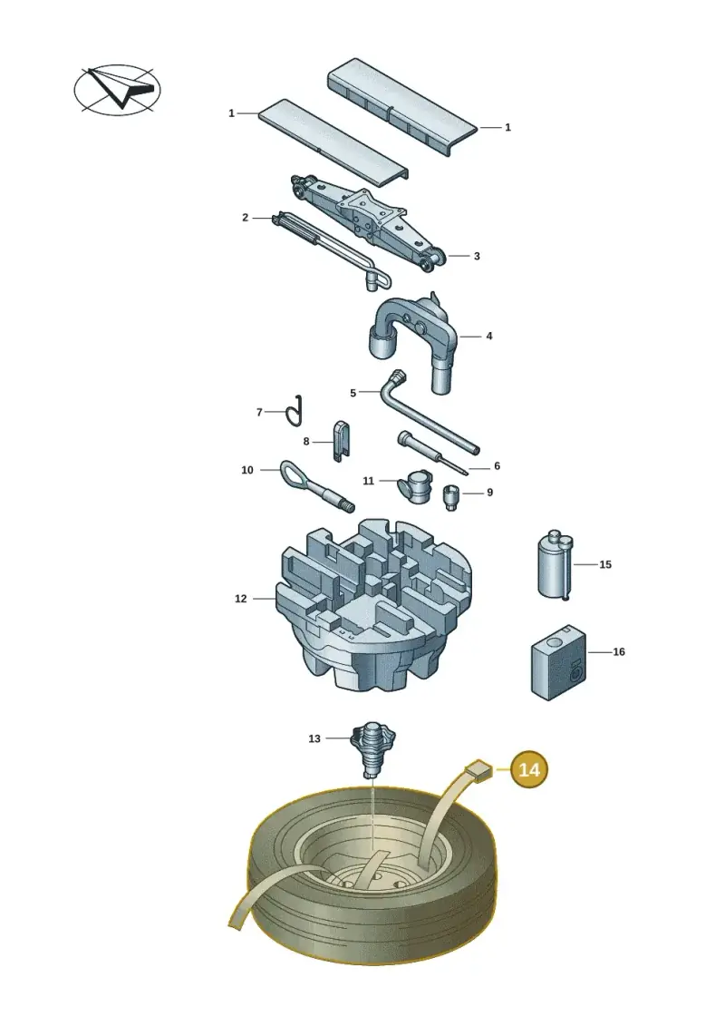 6Q0867749A — Skoda Fabia (2021-) diagram 6vn012000, position 14