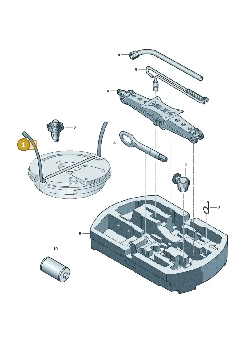 6Q0867749A — Skoda Superb Combi (2023-) diagram 3p0012000, position 1