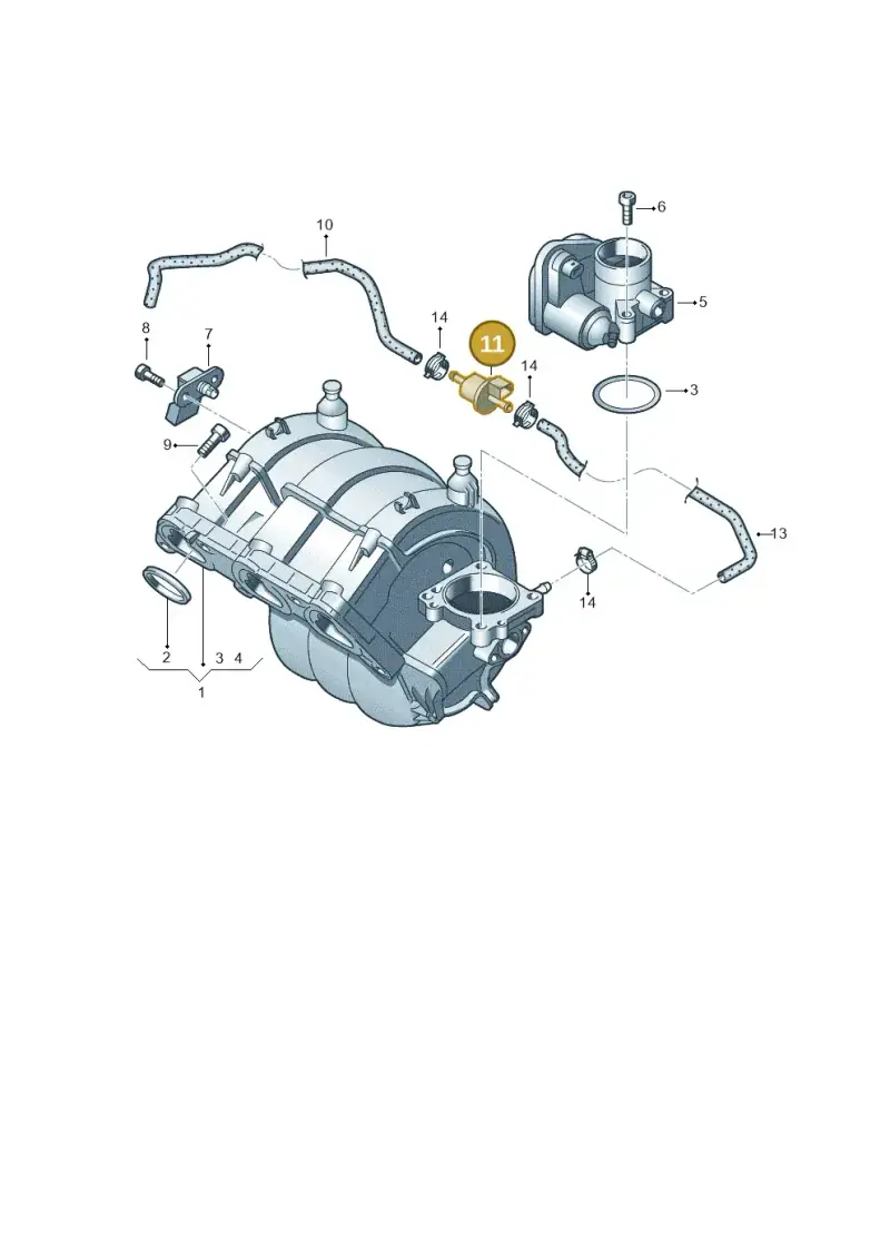 6Q0906517 — Skoda Rapid (2012-2022) diagram 481133160, position 11