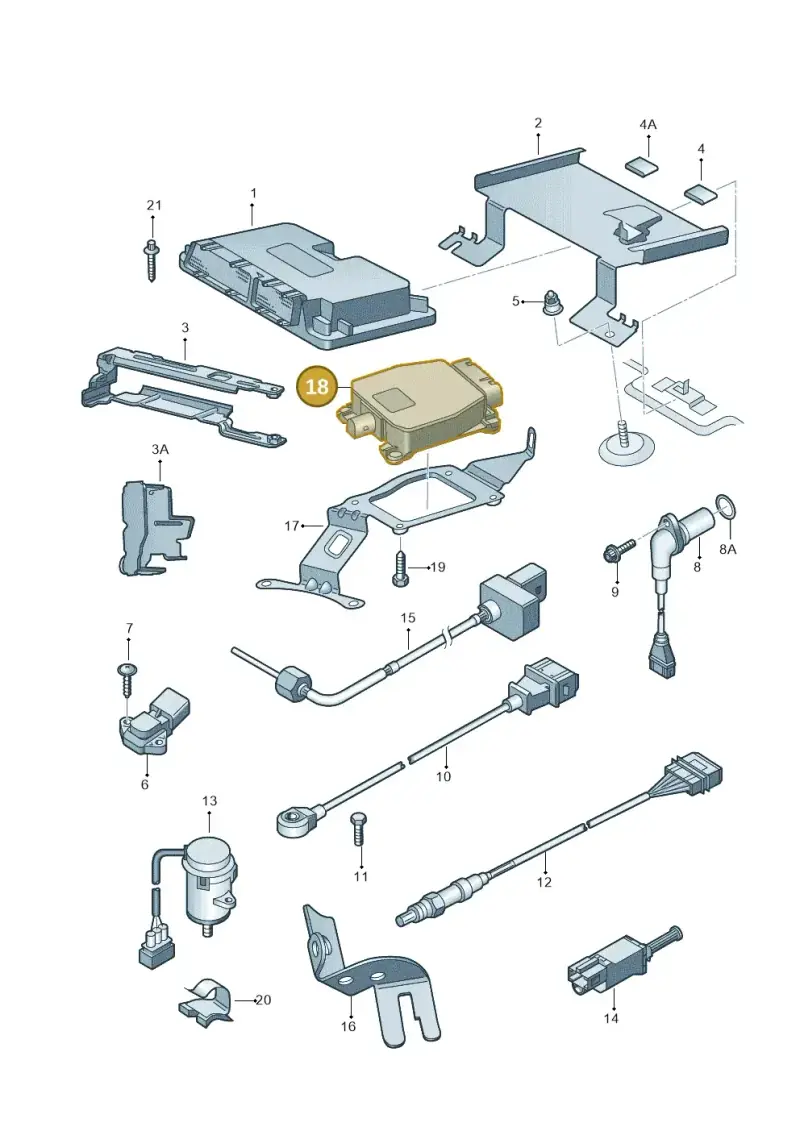 6Q0906625F — Skoda Fabia Ambiente (2009-2013) diagram 481906000, position 18