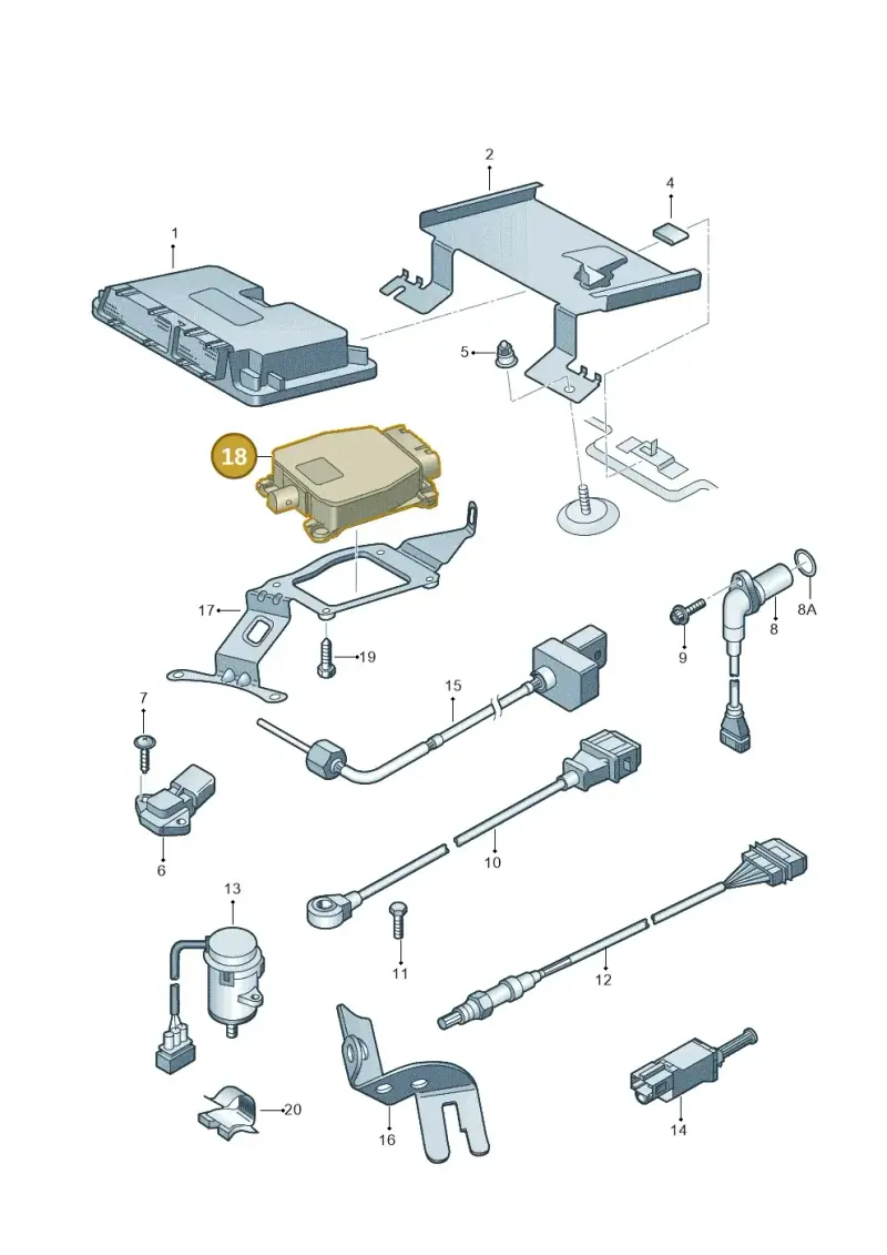 6Q0906625G — Skoda FABIA/COMBI            05> (2004-) diagram 225906000, position 18