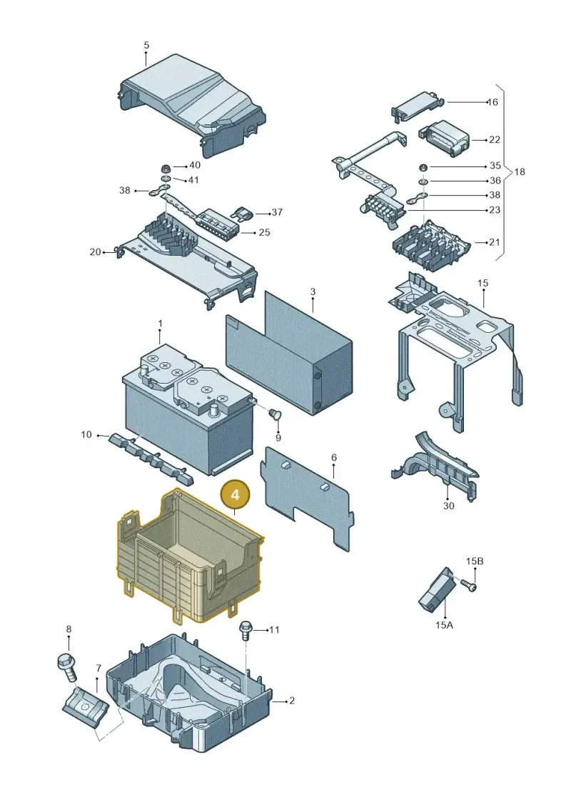 6Q0915419G — Skoda FABIA/COMBI            05> (2004-) diagram 453915000, position 4