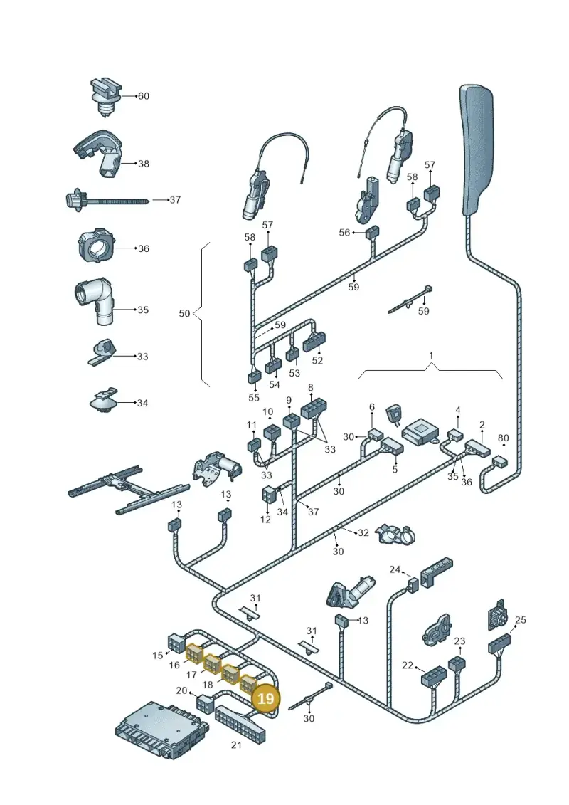 6Q0937702A — Skoda Octavia (2017-2020) diagram 663972760, position 19
