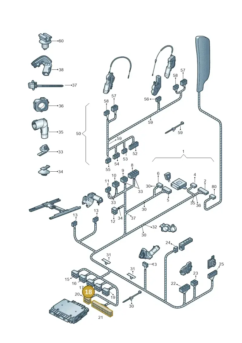 6Q0937702D — Skoda Octavia (2017-2020) diagram 663972760, position 18
