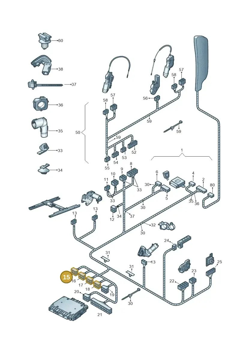 6Q0937711 — Skoda Octavia (2017-2020) diagram 663972760, position 15