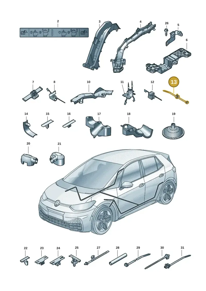 6Q0971838B — Skoda Enyaq (2020-) diagram 10a972001, position 13