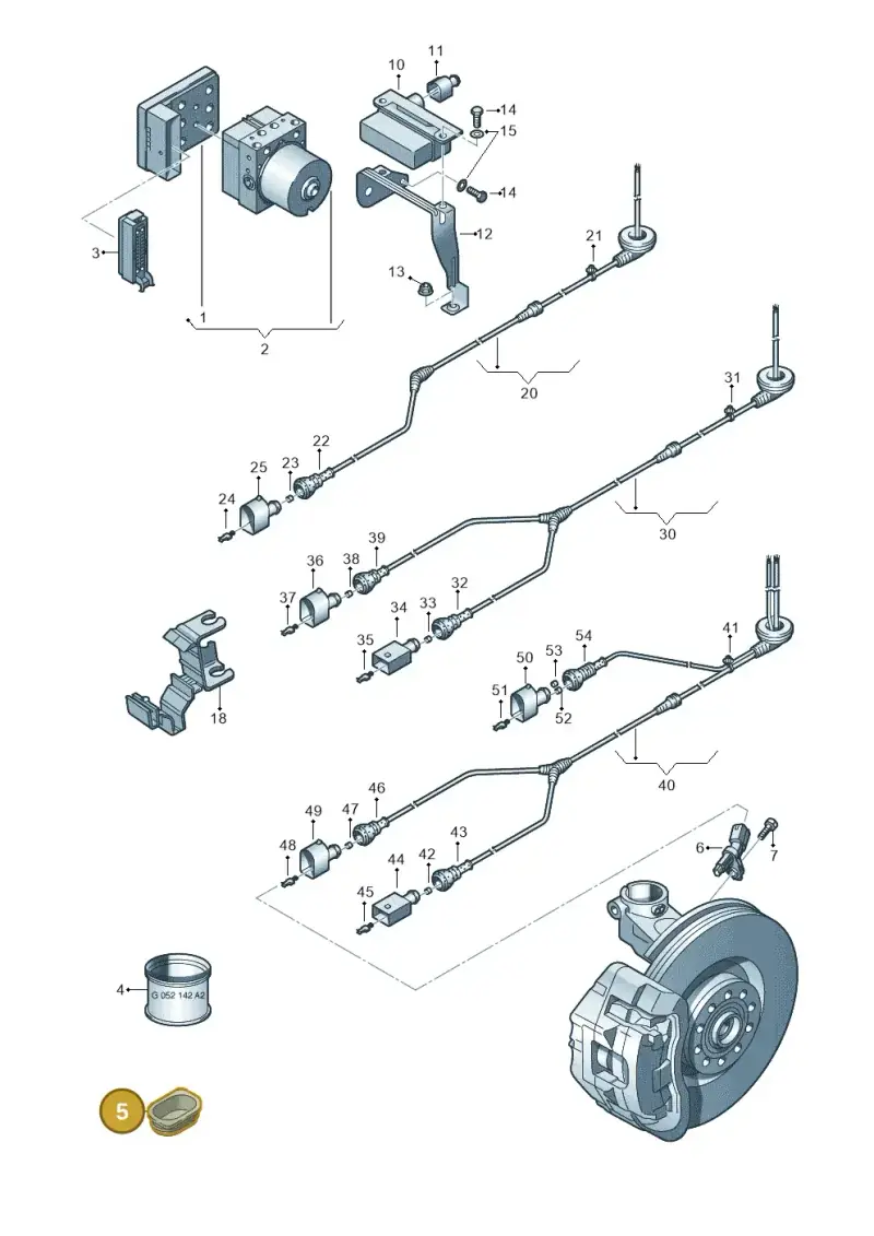 6Q0971907 — Skoda Yeti (2013-2017) diagram 419927000, position 5