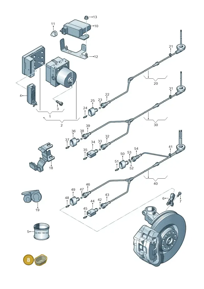 6Q0971907 — Skoda Superb (2013-2015) diagram 632927000, position 8