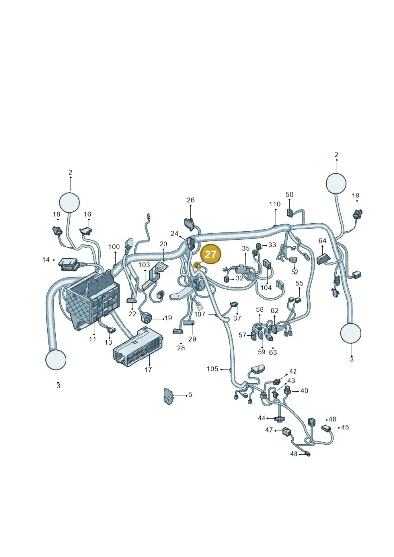 6Q0972883 — Skoda Fabia Jingrui (2008-2014) diagram 662971850, position 27