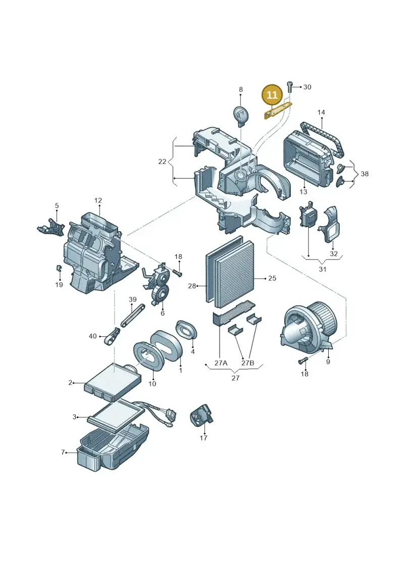 6Q1815135A — Skoda Rapid (2012-2022) diagram 253819250, position 11