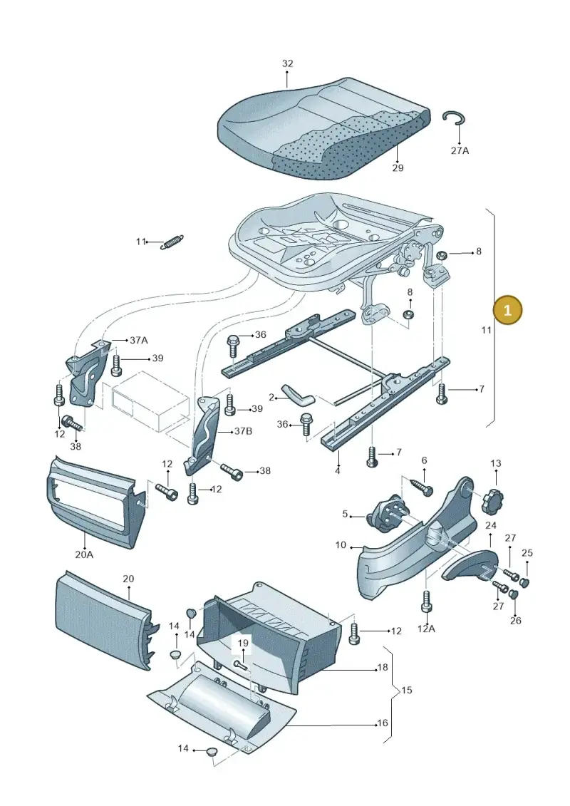 6Q4881106DD — Skoda FABIA/COMBI            05> (2004-) diagram 225881000, position 1