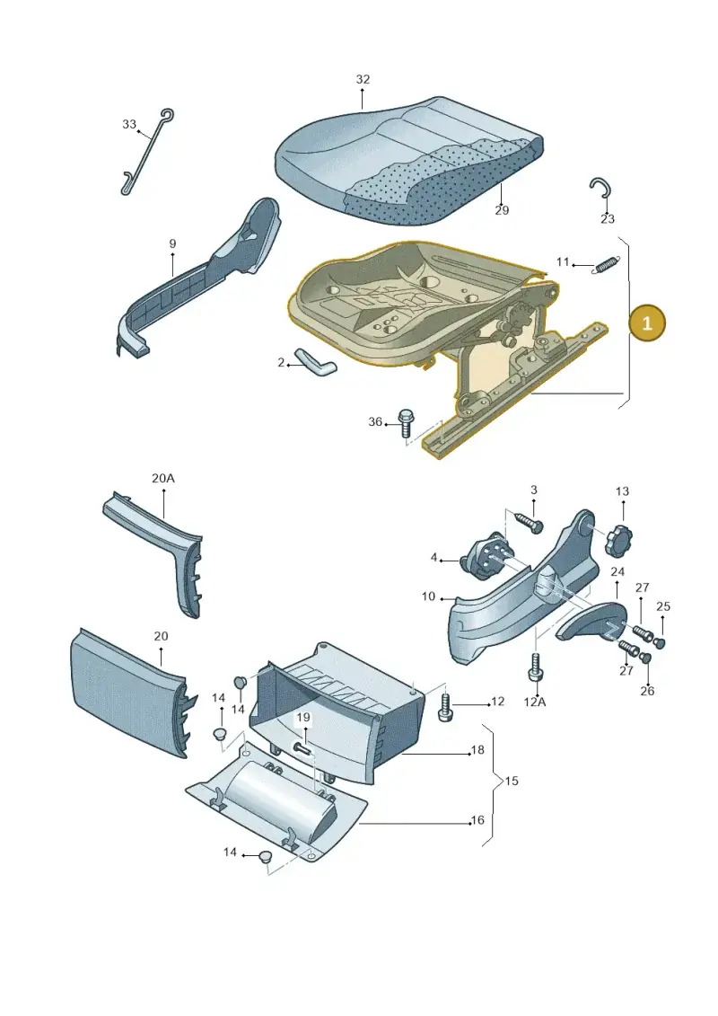 6Q4881106DD — Skoda Roomster (2010-2015) diagram 481881000, position 1