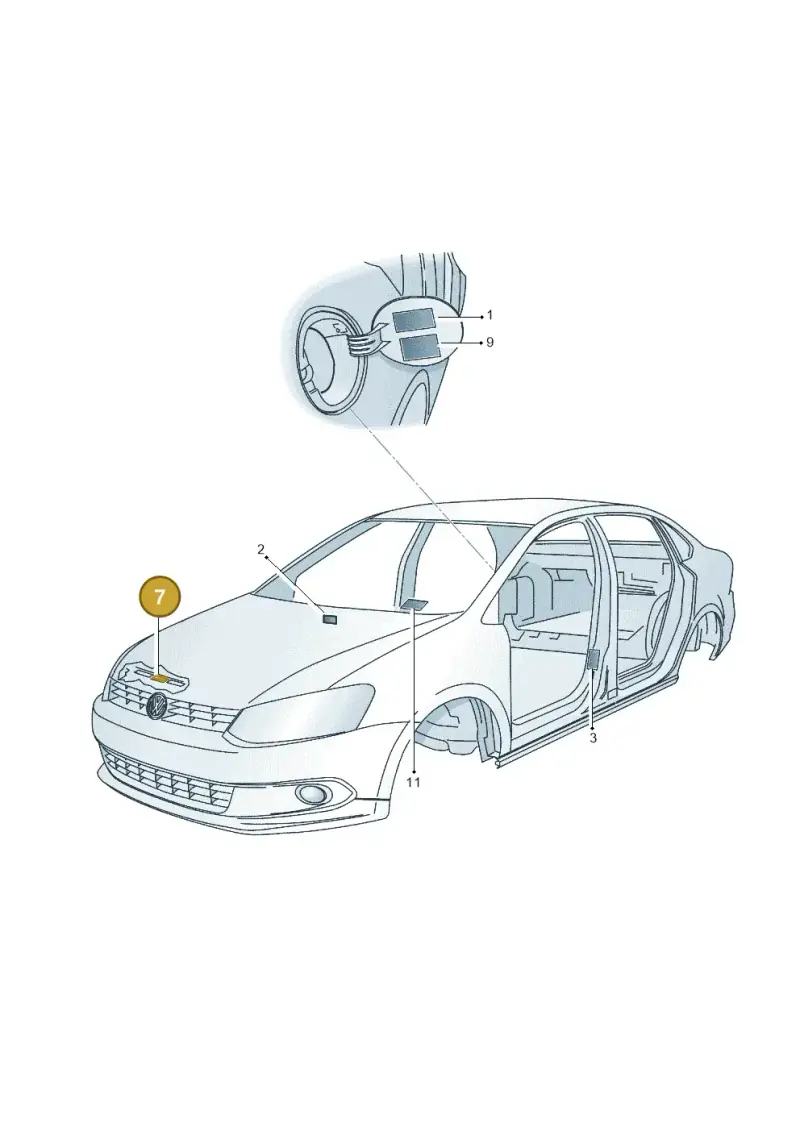 6R0010818E — Skoda Rapid Ambition (2011-2021) diagram 726011020, position 7