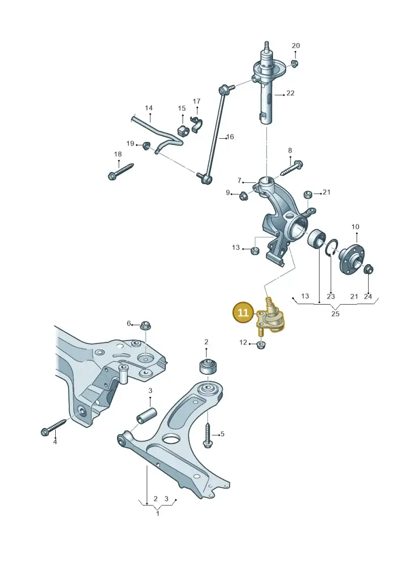 6R0407366B — Skoda Citigo (2019-2021) diagram 723407000, position 11