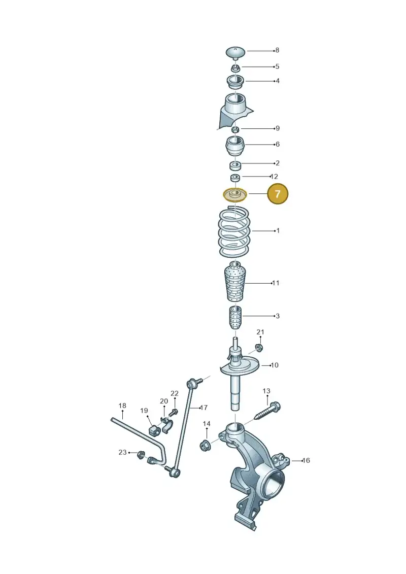 6R0412341A — Skoda Citigo (2019-2021) diagram 797411000, position 7