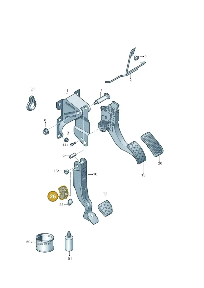 6R0721169 — Skoda Citigo (2019-2021) diagram 723721600, position 26