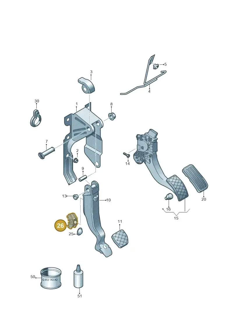 6R0721169 — Skoda Citigo (2019-2021) diagram 723721700, position 26