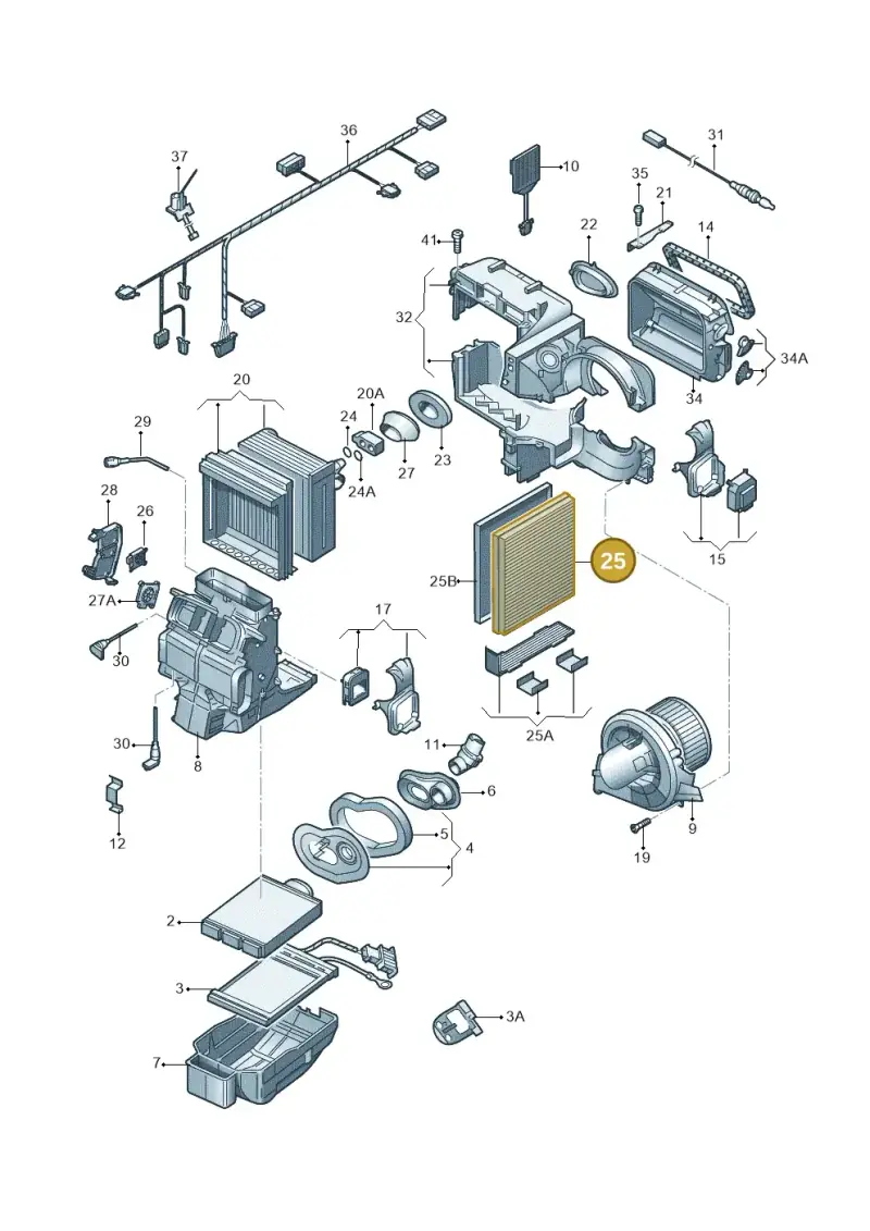 6R0820367 — Skoda Rapid Ambition (2011-2021) diagram 253820200, position 25