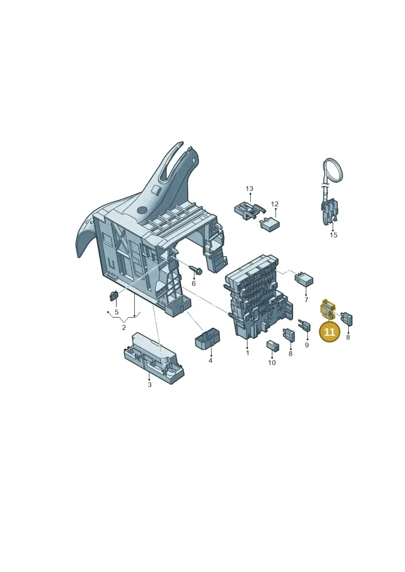6R0937530 — Skoda Fabia (2021-) diagram 584937000, position 11