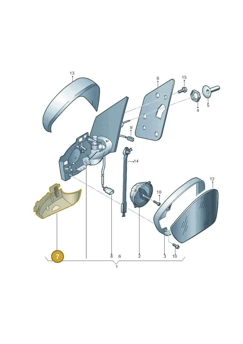 6R0949101F — Skoda Citigo (2019-2021) diagram 892857400, position 7