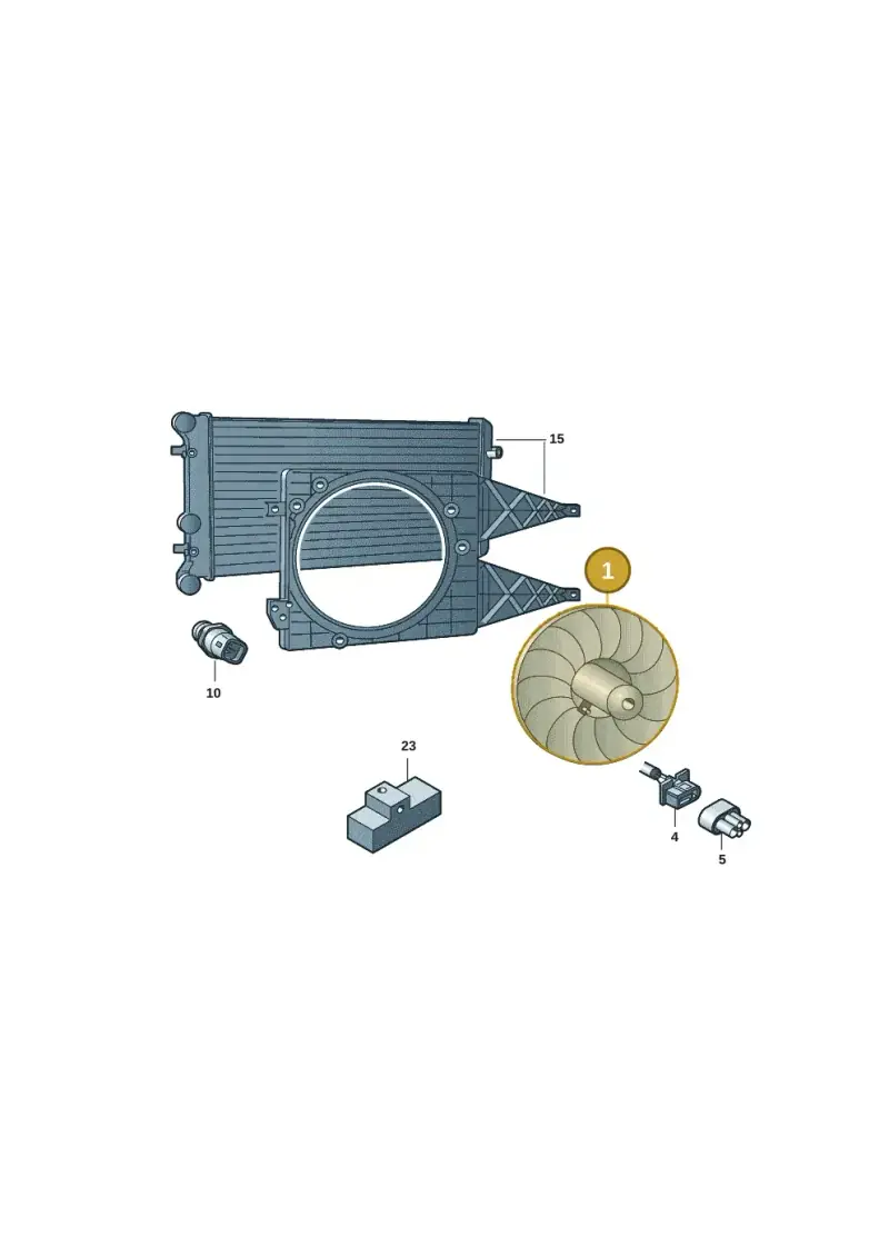 6R0959455D — Skoda Rapid (2012-2022) diagram 740959051, position 1