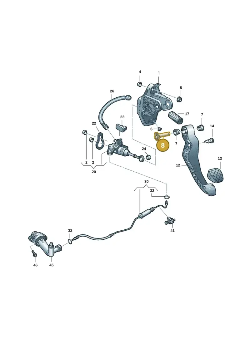 6R1721325B — Skoda Rapid (2012-2022) diagram 62x721250, position 8