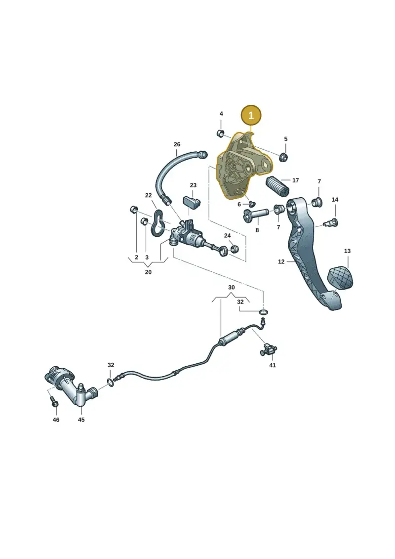 6R1721373A — Skoda Rapid (2012-2022) diagram 62x721250, position 1