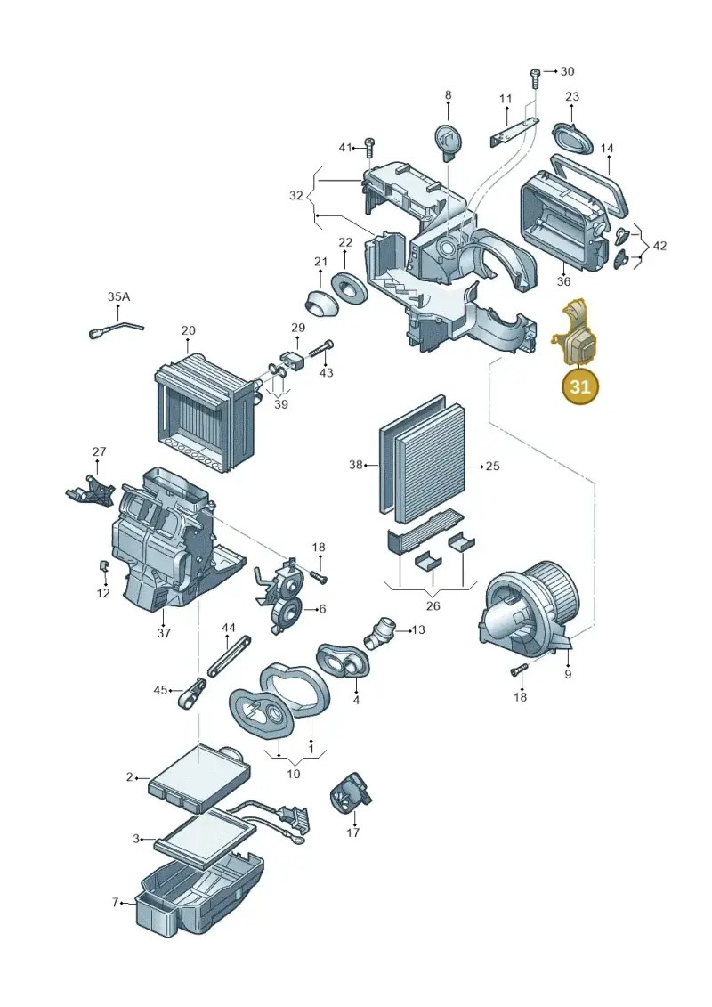 6R1907511A — Skoda Rapid (2012-2022) diagram 747820100, position 31