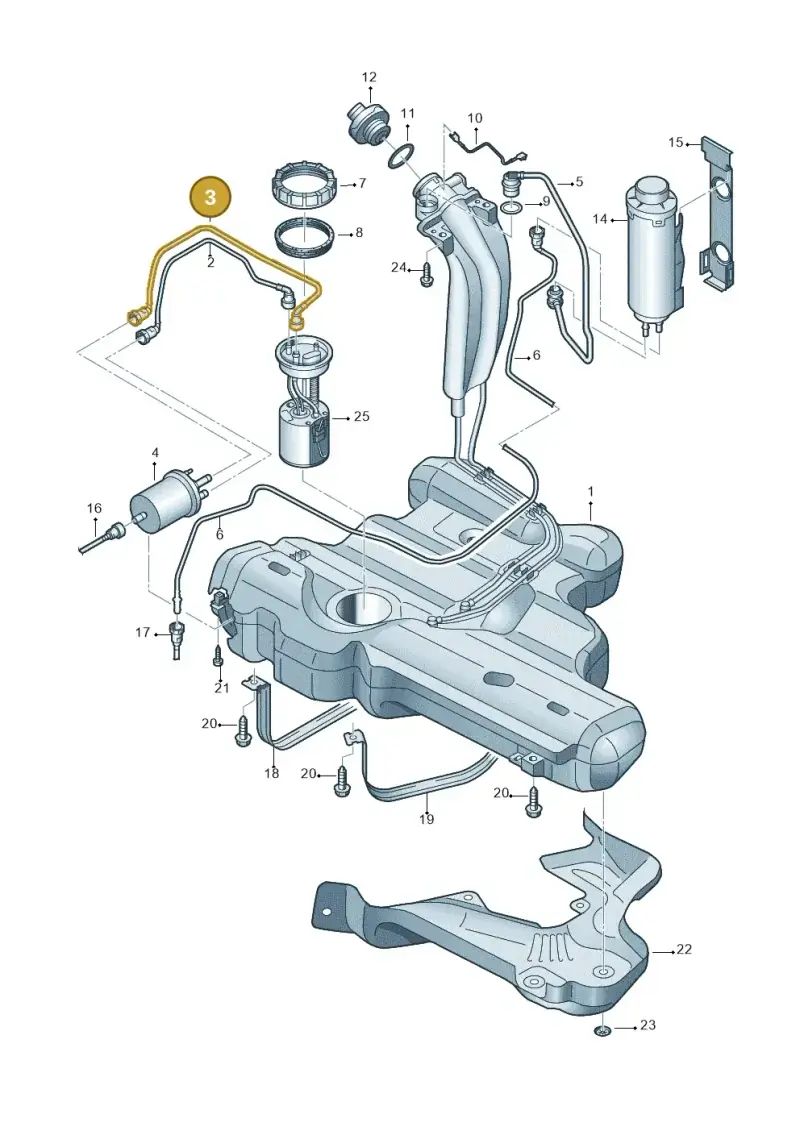 6RU201294 — Skoda Rapid (2012-2022) diagram 677201050, position 3