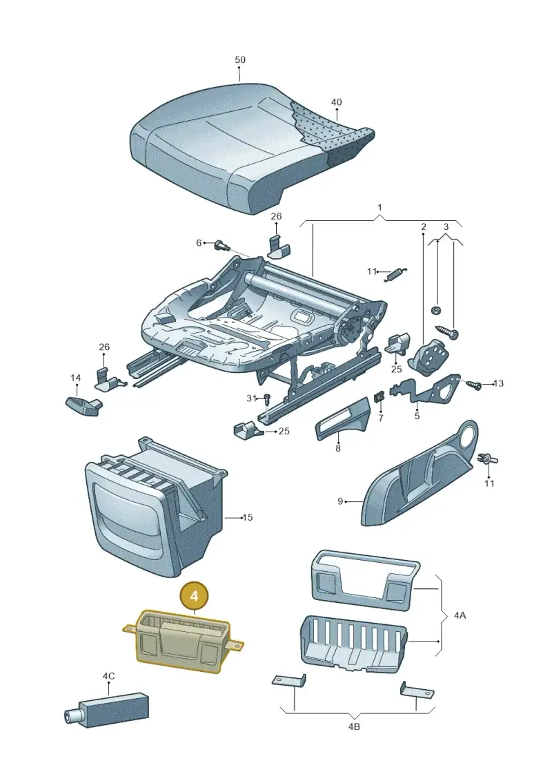 6V08613889B9 — Skoda Fabia (2014-2022) diagram 797881010, position 4