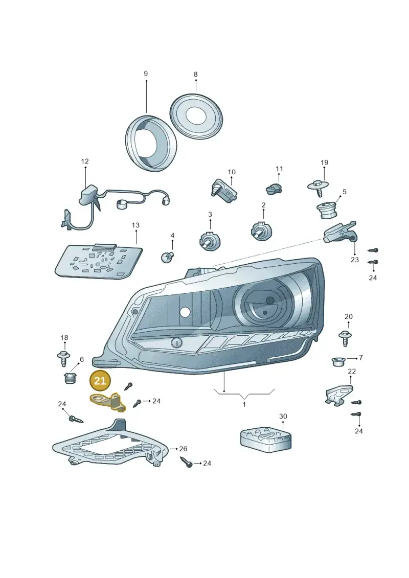 6V0998225 — Skoda Fabia (2014-2022) diagram 797941100, position 21