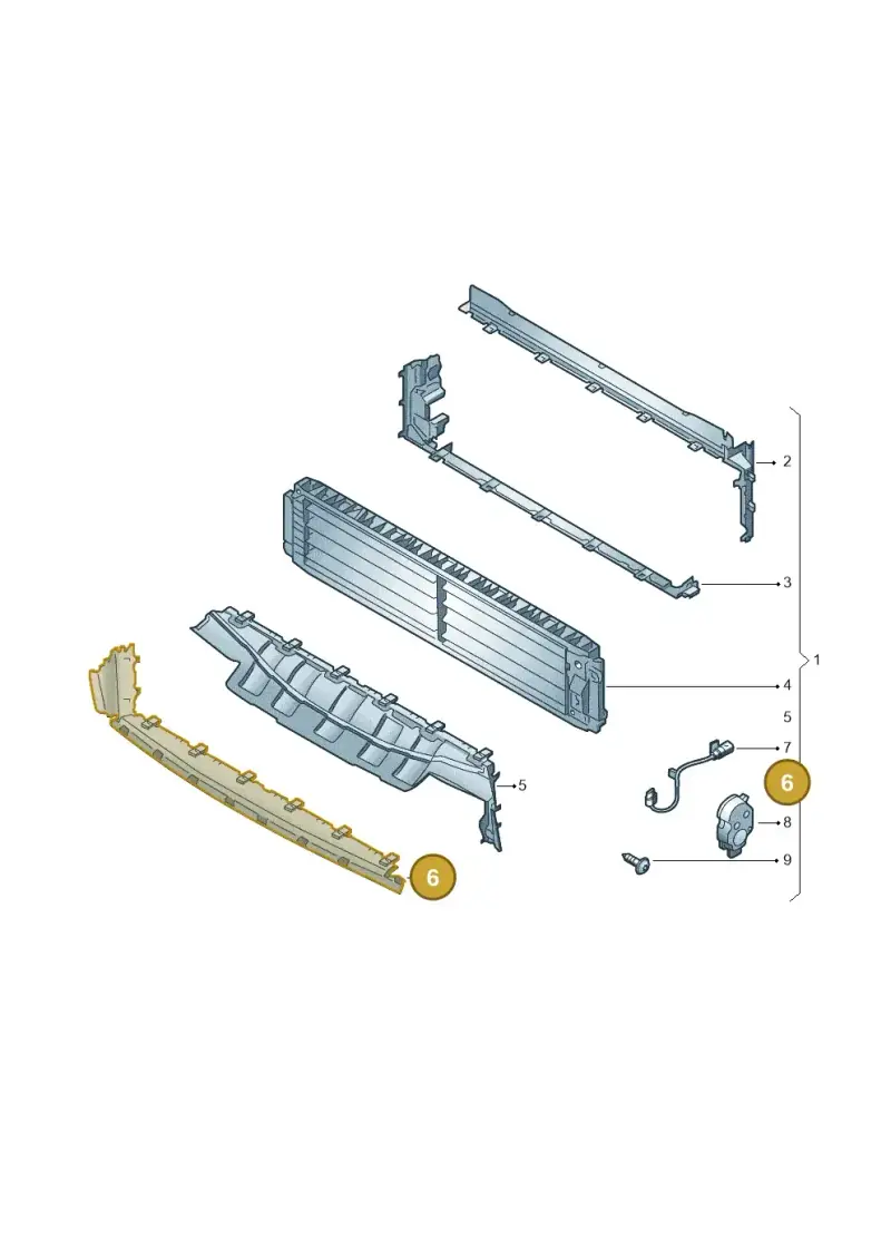 6VA122327A — Skoda Fabia (2021-2022) diagram 585805010, position 6
