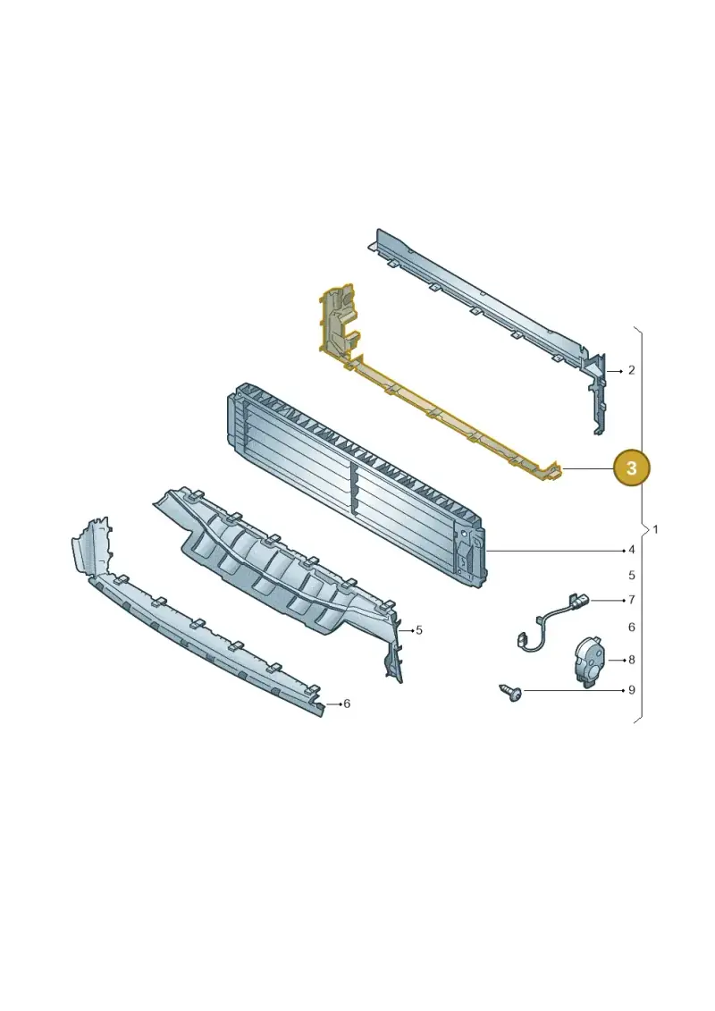 6VA122327G — Skoda Fabia (2021-2022) diagram 585805010, position 3