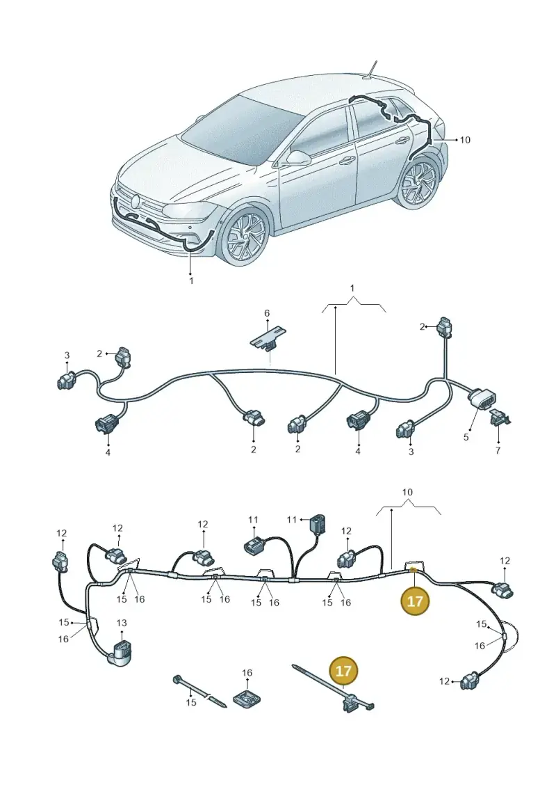 6VA971789B — Skoda Fabia (2021-2022) diagram 837971900, position 17