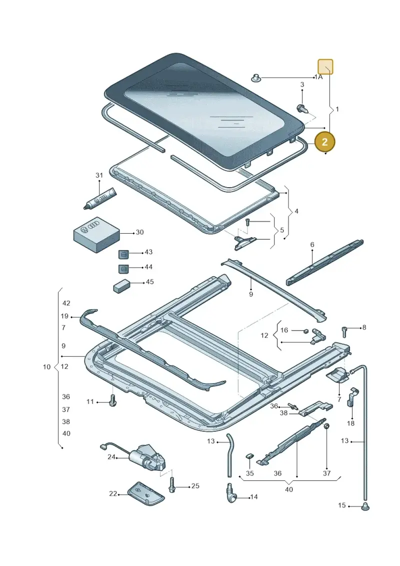 6X0877209 — Skoda Fabia Jingrui (2008-2014) diagram 662877100, position 2