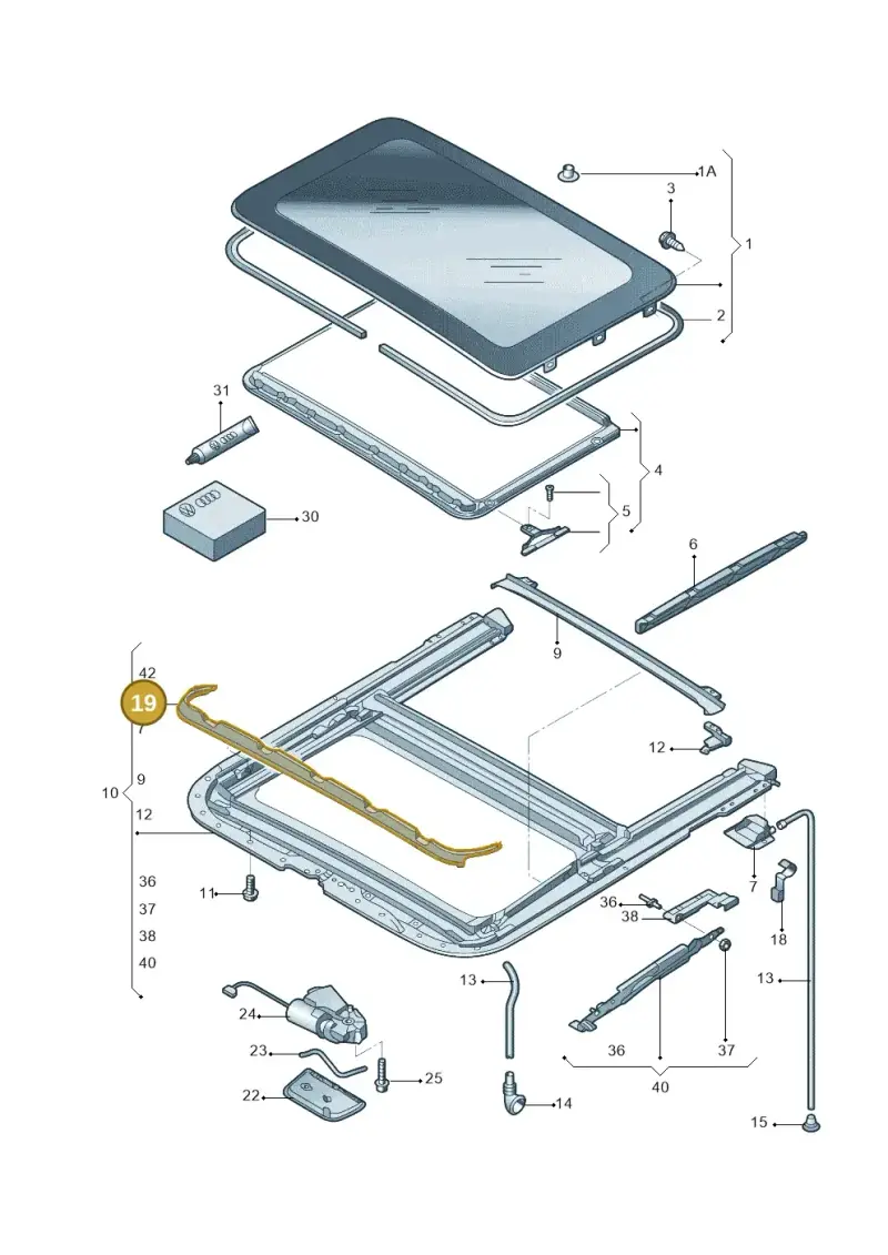 6X0877651 — Skoda OCTAVIA           "CN."07> (2007-) diagram 617877100, position 19
