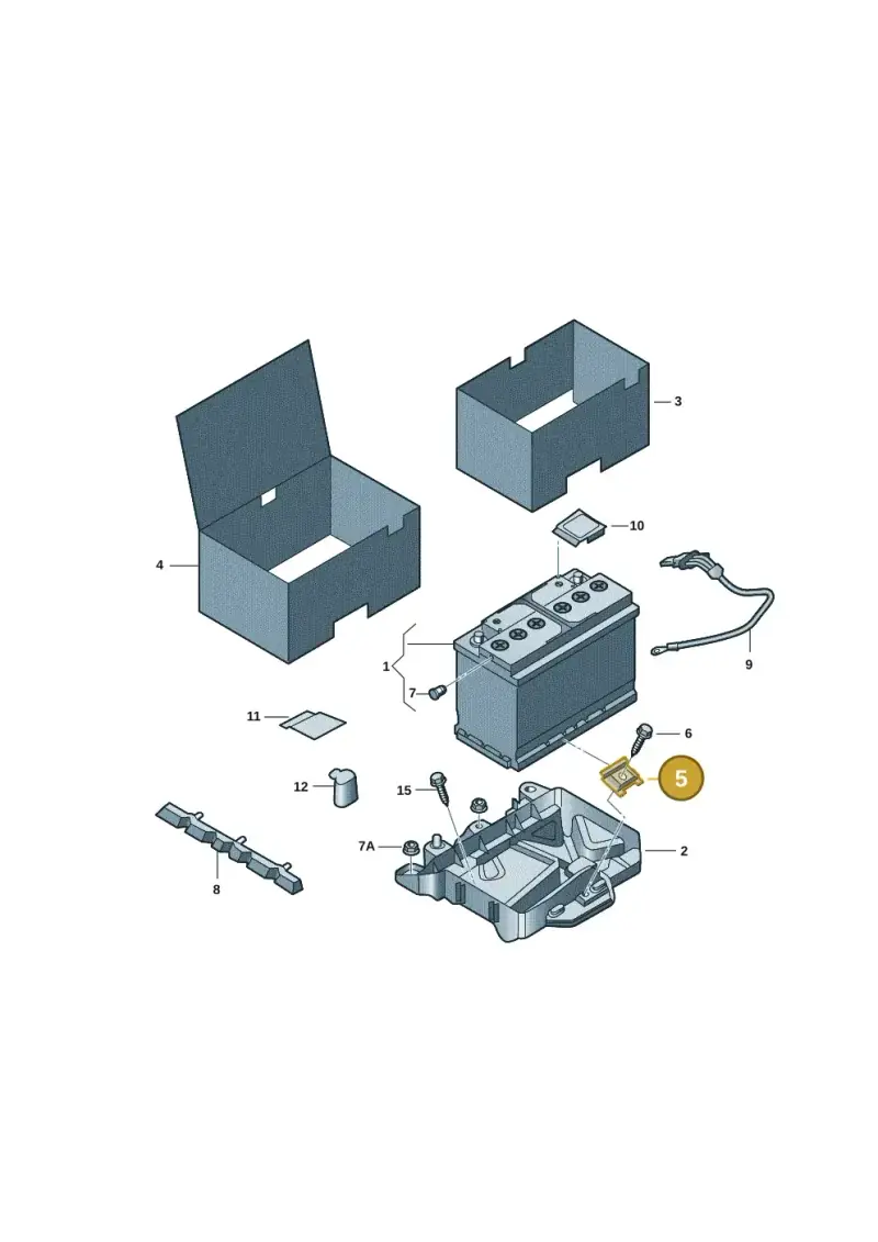 6X0959502A — Skoda Rapid (2012-2022) diagram 740915006, position 5