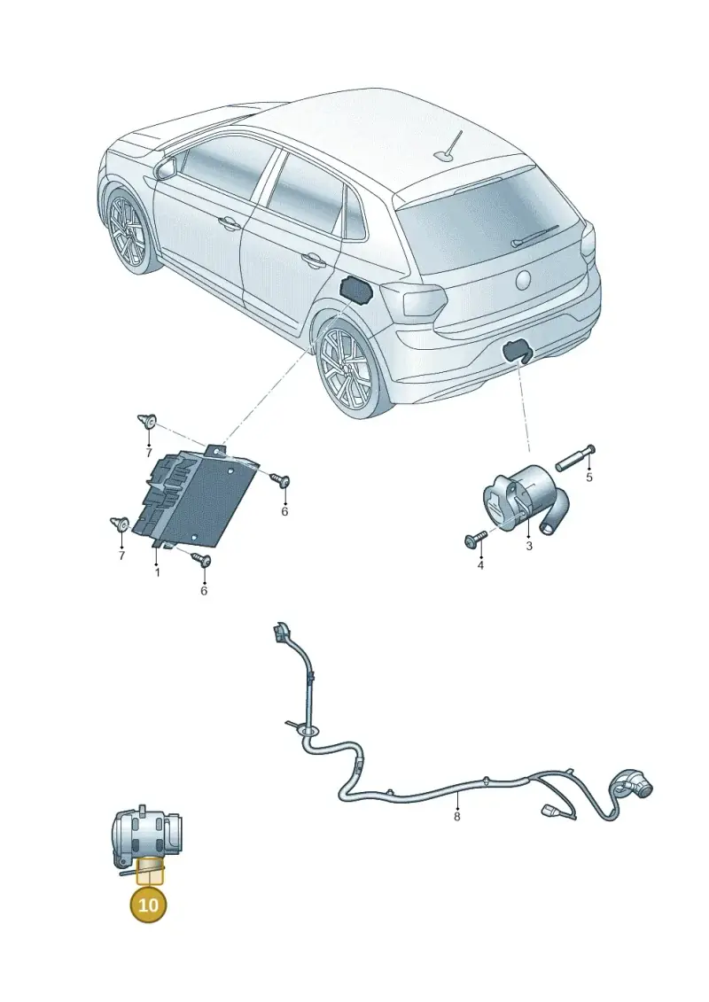 6Y0971037A — Skoda Enyaq (2020-) diagram 50a945055, position 10
