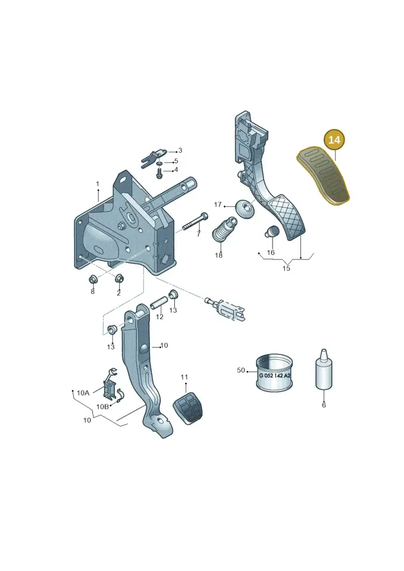 6Y2721647 — Skoda ROOMSTER               06> (2006-) diagram 225721600, position 14