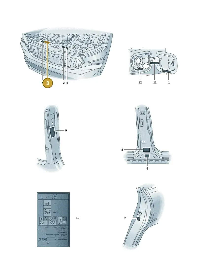 701010002AA — Skoda Kodiaq (2024-) diagram 57h010010, position 3