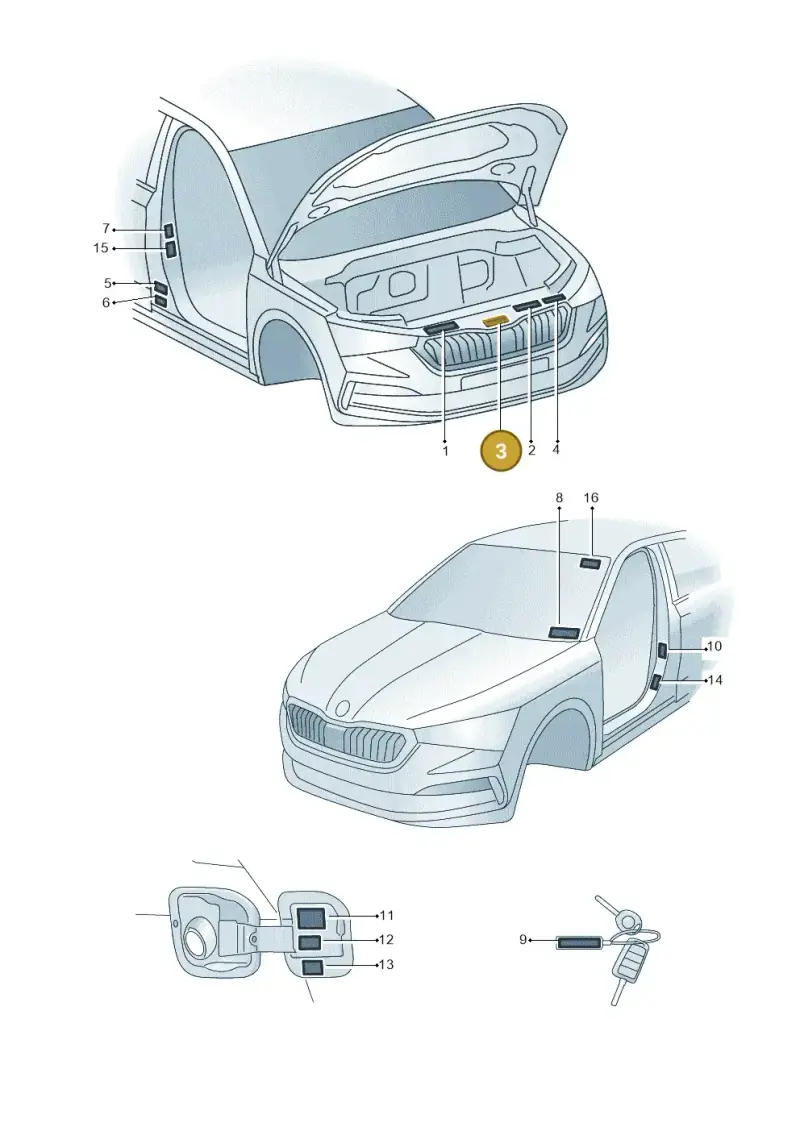 701010002C — Skoda Kodiaq (2018-2022) diagram 804010010, position 3