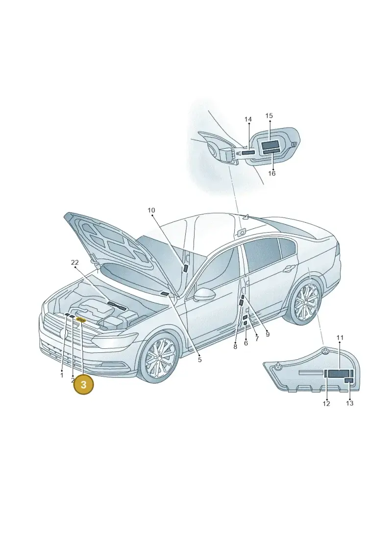 701010690B — Skoda Superb Combi (2015-2024) diagram 851010000, position 3